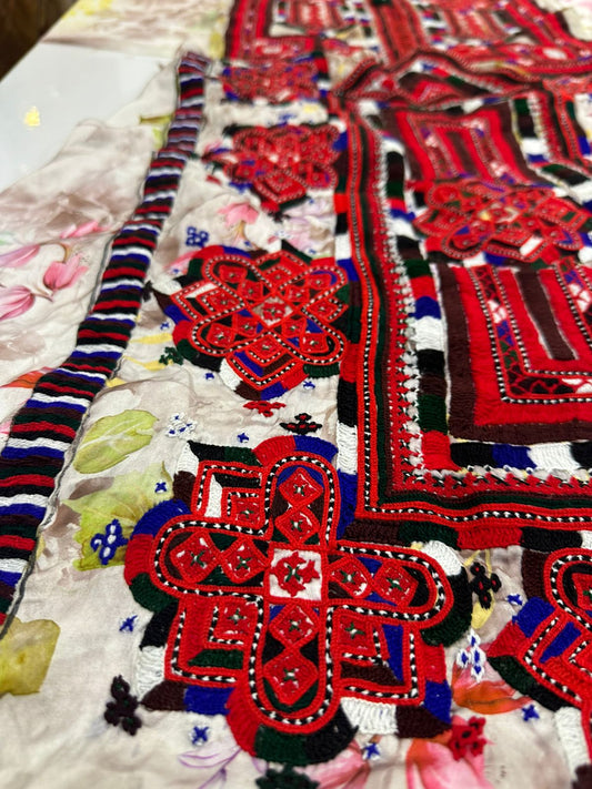 Handmade Balochi embroidery\ Name Byepass Doch